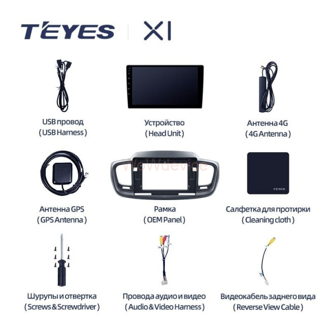 Штатная магнитола Teyes X1 4G 2/32 Kia Sorento 3 Prime (2014-2017) Тип-A Штатная магнитола Teyes X1 4G 2/32 Kia Sorento 3 Prime (2014-2017) Тип-A