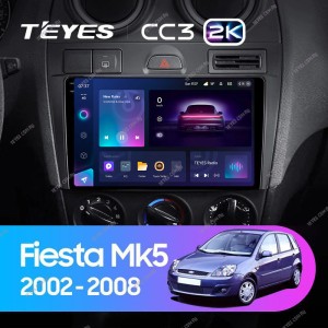Штатная магнитола Teyes CC3 2K 3/32 Ford Fiesta Mk5 (2002-2008)