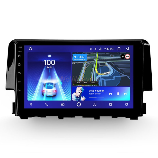 Установочный комплект Teyes для Honda Civic 10 FC FK (2015-2020)