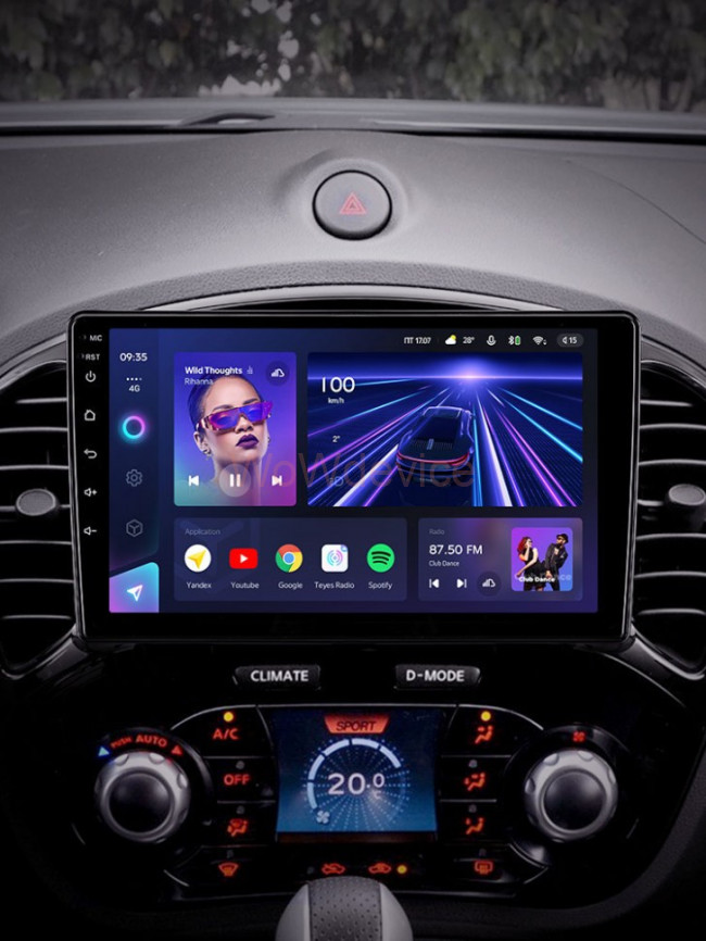 Штатная магнитола Teyes CC3 6/128 Nissan Juke (2010-2014) Штатная магнитола Teyes CC3 6/128 Nissan Juke (2010-2014)