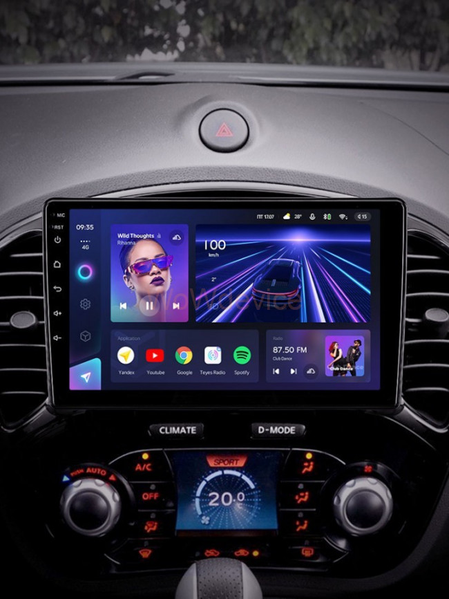 Штатная магнитола Teyes CC3 360 6/128 Nissan Juke (2010-2014)