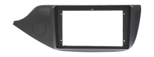 Рамка магнитолы 9.0" (цв.Черный) для KIA CEED 2012-2019 Левый руль