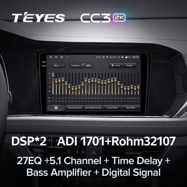 Штатная магнитола Teyes CC3 2K 360 6/128 Volkswagen Jetta 2018+