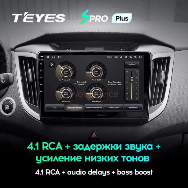Штатная магнитола Teyes SPRO Plus 6/128 Hyundai Creta (2015-2019)