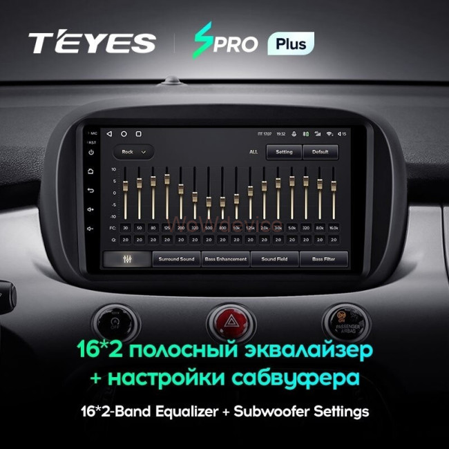 Штатная магнитола Teyes SPRO Plus 3/32 Fiat 500X (2014-2020)