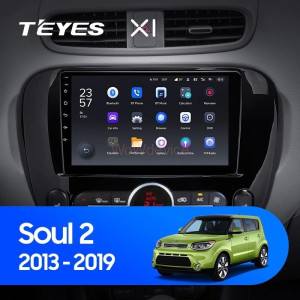 Штатная магнитола Teyes X1 4G 2/32 Kia Soul 2 PS (2013-2019) F2