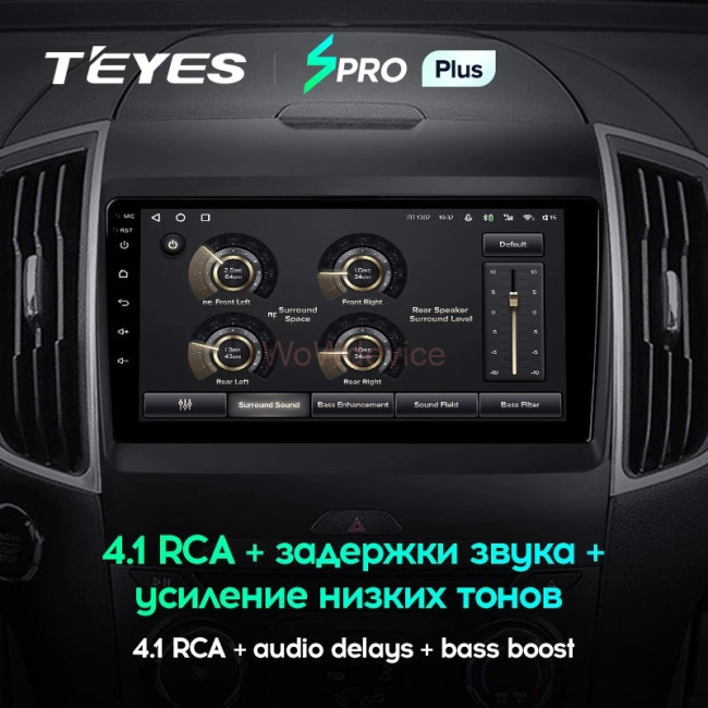 Штатная магнитола Teyes SPRO Plus 3/32 Ford Edge 2 (2015-2018) F2