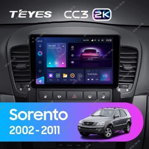 Штатная магнитола Teyes CC3 2K 4/64 Kia Sorento BL (2002-2011)