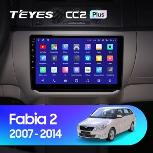 Штатная магнитола Teyes CC2L Plus 1/16 Skoda Fabia 2 (2007-2014)