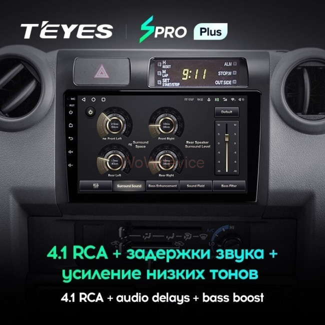 Штатная магнитола Teyes SPRO Plus 3/32 Toyota Land Cruiser 70 Series LC 79 (2007-2020)