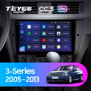 Штатная магнитола Teyes CC3 2K 6/128 BMW 3 серия E90 E91 E92 E93 (2005-2013)