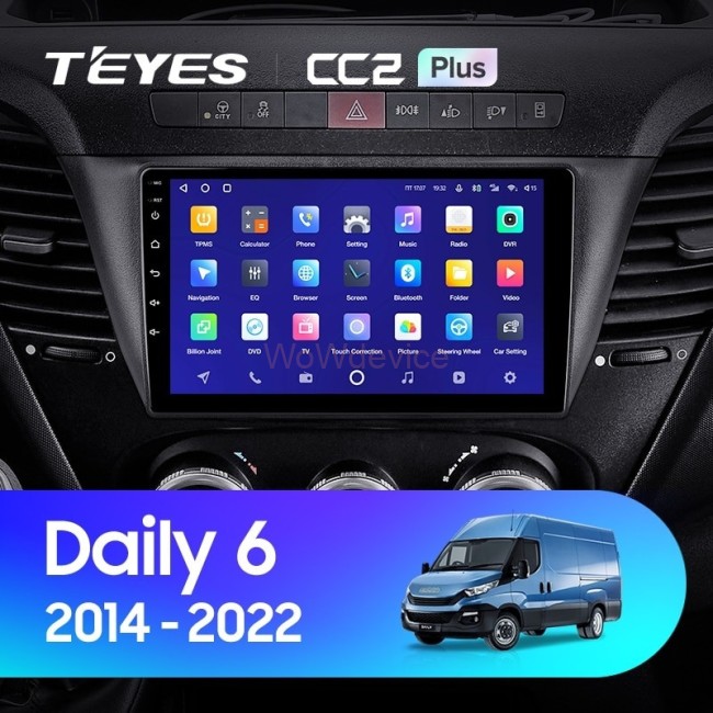 Штатная магнитола Teyes CC2 Plus 4/32 Iveco Daily 6 (2014-2022)