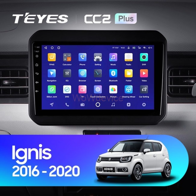 Штатная магнитола Teyes CC2 Plus 6/128 Suzuki Ignis (2016-2020)