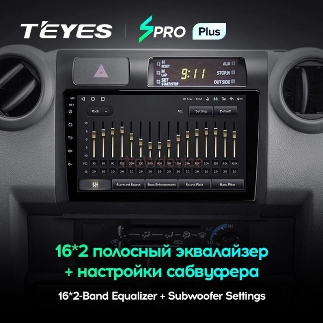 Штатная магнитола Teyes SPRO Plus 4/64 Toyota Land Cruiser 70 Series LC 79 (2007-2020) Штатная магнитола Teyes SPRO Plus 4/64 Toyota Land Cruiser 70 Series LC 79 (2007-2020)