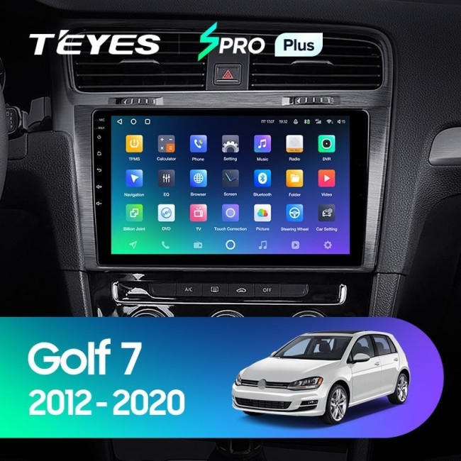 Штатная магнитола Teyes SPRO Plus 6/128 Volkswagen Golf 7 MK7 (2014-2018) (F2) Тип-A