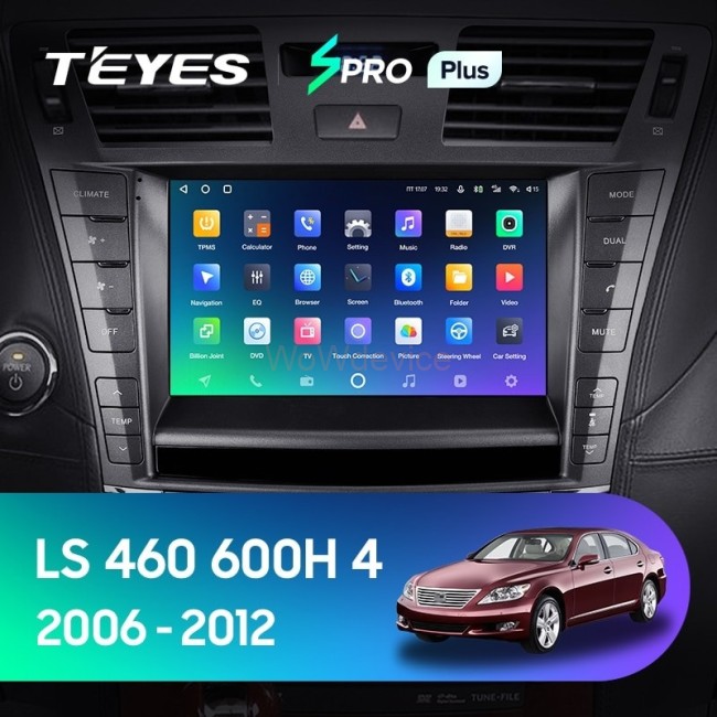 Штатная магнитола Teyes SPRO Plus 4/64 Lexus LS460 LS600H XF40 4 (2006-2012) (A)
