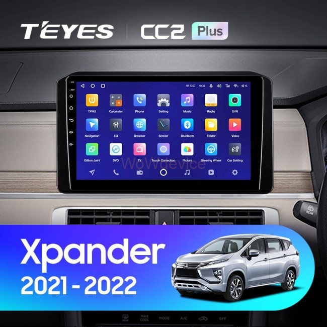Штатная магнитола Teyes CC2 Plus 4/32 Mitsubishi Xpander (2021-2022) Правый руль