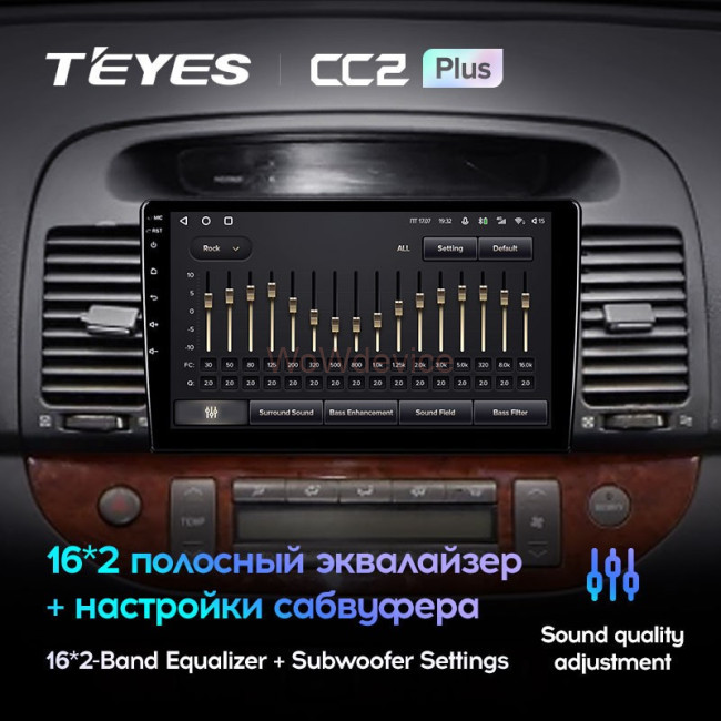 Штатная магнитола Teyes CC2L Plus 2/32 Toyota Camry 5 XV 30 (2001-2006) Тип-A Штатная магнитола Teyes CC2L Plus 2/32 Toyota Camry 5 XV 30 (2001-2006) Тип-A