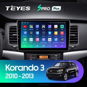 Штатная магнитола Teyes SPRO Plus 4/64 SsangYong Korando 3 (2010-2013)
