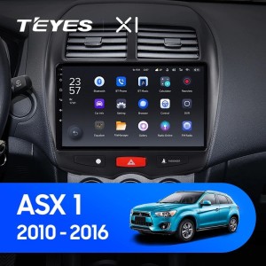 Штатная магнитола Teyes X1 4G 2/32 Mitsubishi ASX 1 (2010-2016) Тип-B