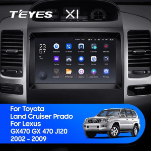 Штатная магнитола Teyes X1 4G 2/32 Lexus GX470 (2002-2009) F2