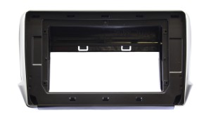 Рамка магнитолы 10.2" (цв.Черный) для PEUGEOT (2008) 2013-2019