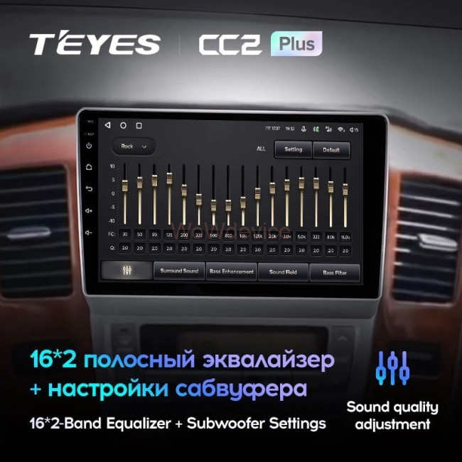 Штатная магнитола Teyes CC2 Plus 4/64 Toyota Alphard 1 H10 (2005-2008) F2 Штатная магнитола Teyes CC2 Plus 4/64 Toyota Alphard 1 H10 (2005-2008) F2