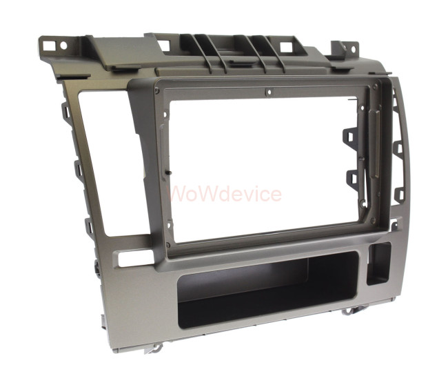 Рамка магнитолы 9.0" (цв.Серый) для NISSAN Tiida 2004-2011 Правый руль Рамка магнитолы 9.0" (цв.Серый) для NISSAN Tiida 2004-2011 Правый руль