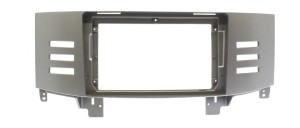 Рамка магнитолы 9.0" (цв.Серый) для TOYOTA Mark X 2004-2009, Reiz 2005-2010 Левый руль