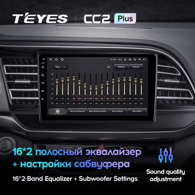 Штатная магнитола Teyes CC2 Plus 3/32 Hyundai Elantra 6 (2018-2020) Тип-A Штатная магнитола Teyes CC2 Plus 3/32 Hyundai Elantra 6 (2018-2020) Тип-A