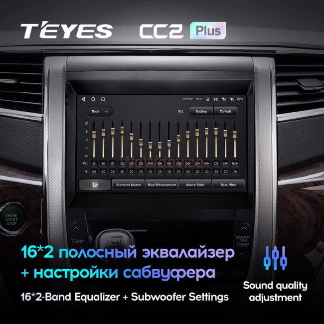 Штатная магнитола Teyes CC2 Plus 4/64 Toyota Alphard H20 (2008-2014) Штатная магнитола Teyes CC2 Plus 4/64 Toyota Alphard H20 (2008-2014)