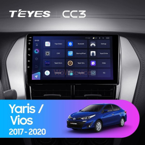Штатная магнитола Teyes CC3 3/32 Toyota Yaris (2017-2020) F2