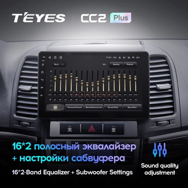 Штатная магнитола Teyes CC2L Plus 2/32 Hyundai Santa Fe 2 (2006-2012) Штатная магнитола Teyes CC2L Plus 2/32 Hyundai Santa Fe 2 (2006-2012)
