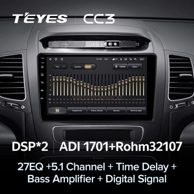 Штатная магнитола Teyes CC3 3/32 Kia Sorento 2 II XM (2012-2021) F1 Штатная магнитола Teyes CC3 3/32 Kia Sorento 2 II XM (2012-2021) F1