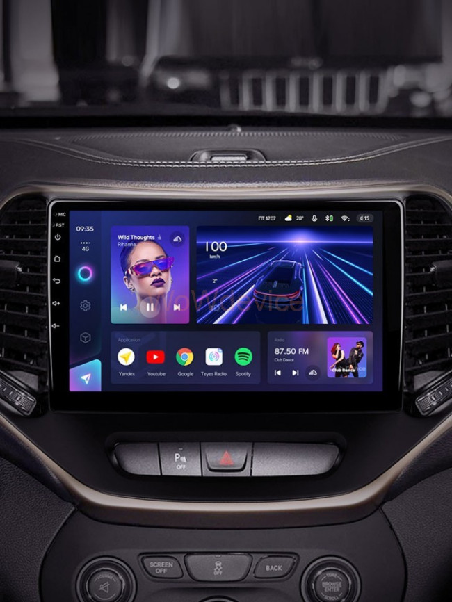 Штатная магнитола Teyes CC3 6/128 Jeep Cherokee 5 KL (2014-2018)