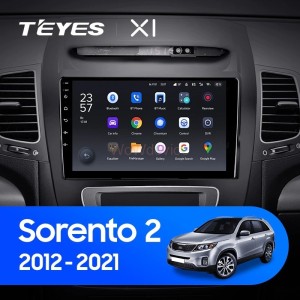 Штатная магнитола Teyes X1 4G 2/32 Kia Sorento 2 II XM (2012-2021) F3