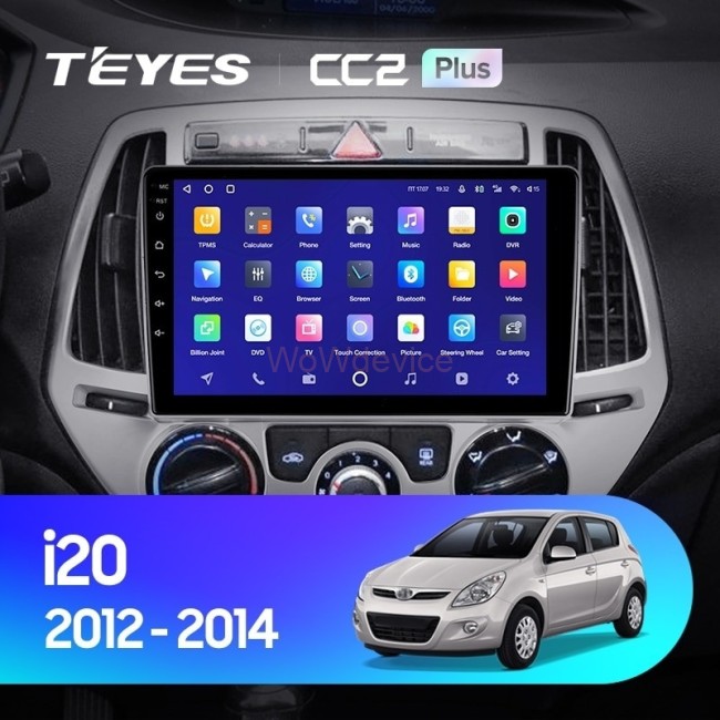 Штатная магнитола Teyes CC2 Plus 4/32 Hyundai i20 2 (2012-2014)