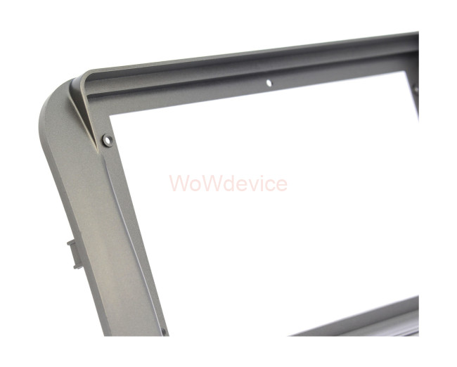 Рамка магнитолы 9.0" (цв.темно-серый) для HONDA Fit, Jazz, City 2002-2008 Левый руль / Климат