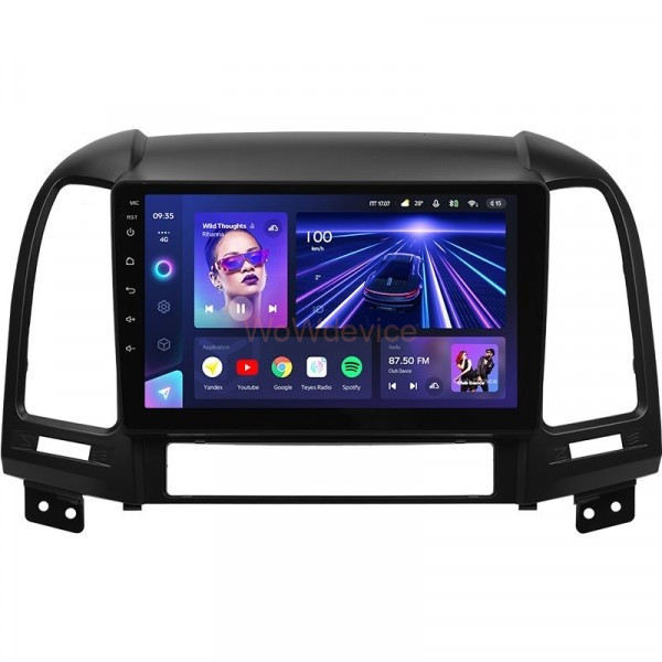 Штатная магнитола Teyes CC2 Plus 4/64 Hyundai Santa Fe 2 (2006-2012)