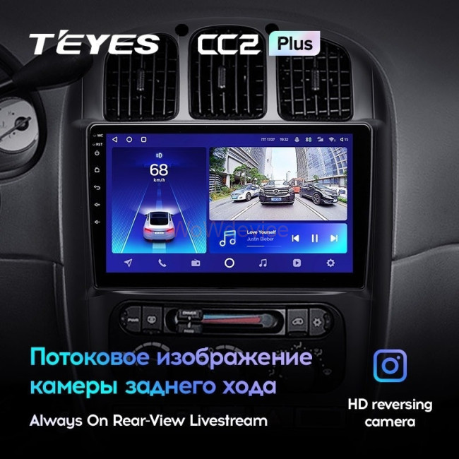 Штатная магнитола Teyes CC2 Plus 4/64 Chrysler Voyager (2000-2007) Тип А Штатная магнитола Teyes CC2 Plus 4/64 Chrysler Voyager (2000-2007) Тип А