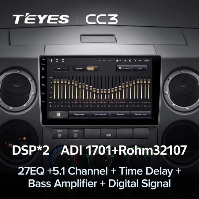 Штатная магнитола Teyes CC3 4/64 GAZ Gazelle Next (2013-2021) F3