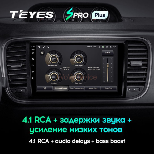 Штатная магнитола Teyes SPRO Plus 3/32 Volkswagen Beetle A5 (2011-2019)