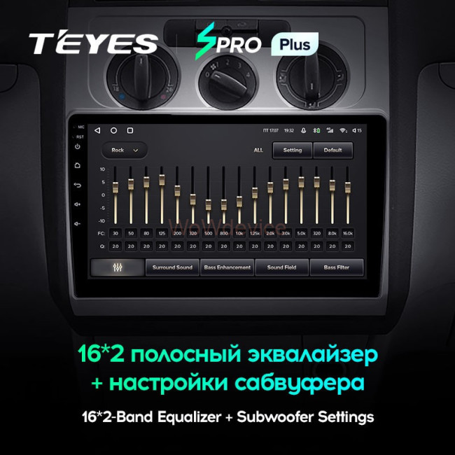 Штатная магнитола Teyes SPRO Plus 4/64 Volkswagen Touran 1 (2003-2010) F1