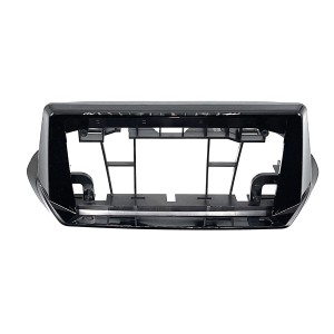 Рамка магнитолы 9.0" (цв.Глянцевый Черный) для PEUGEOT (2008) 2019+