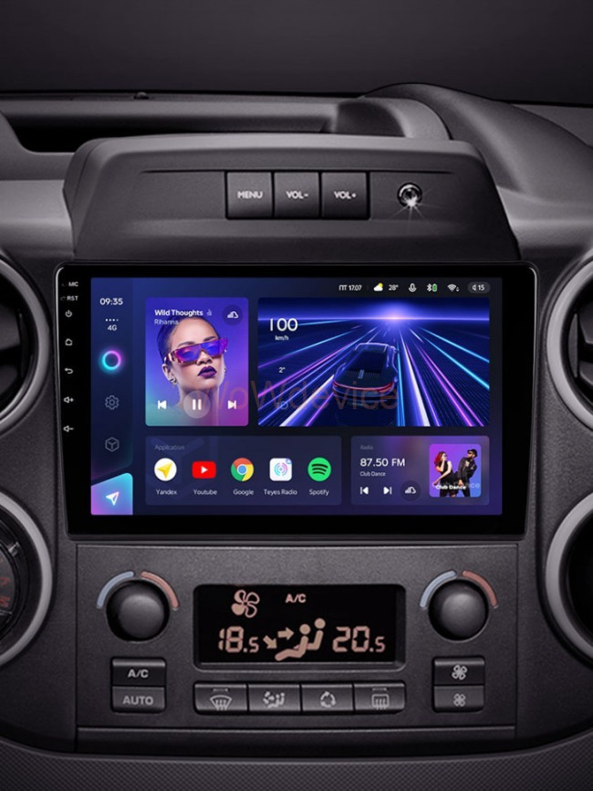 Штатная магнитола Teyes CC3 3/32 Citroen Berlingo 2 B9 (2008-2019)