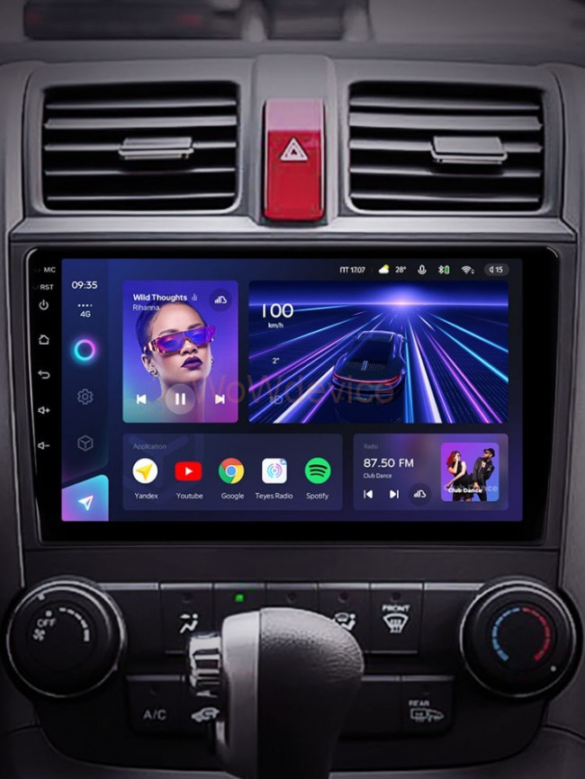 Штатная магнитола Teyes CC3 4/64 Honda CR-V 3 RE (2006-2012)