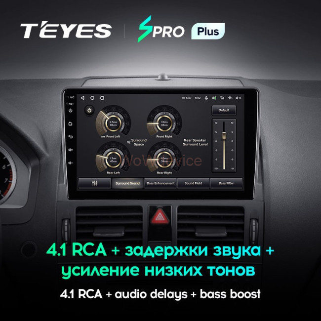 Штатная магнитола Teyes SPRO Plus 4/64 Mercedes Benz C-Class 3 W204 S204 (2006-2011)