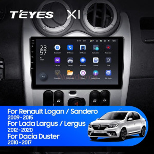 Штатная магнитола Teyes X1 4G 2/32 Renault Logan 1 (2010-2015)