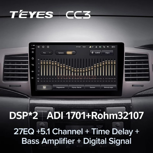 Штатная магнитола Teyes CC3 360 6/128 Toyota Corolla 9 E120 (2004-2006) Штатная магнитола Teyes CC3 360 6/128 Toyota Corolla 9 E120 (2004-2006)