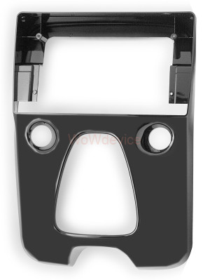 Рамка магнитолы 10.2" (цв.Глянцевый Черный) для TOYOTA Aygo 2014+ / PEUGEOT (108) 2014+ / CITROEN C1 2014+